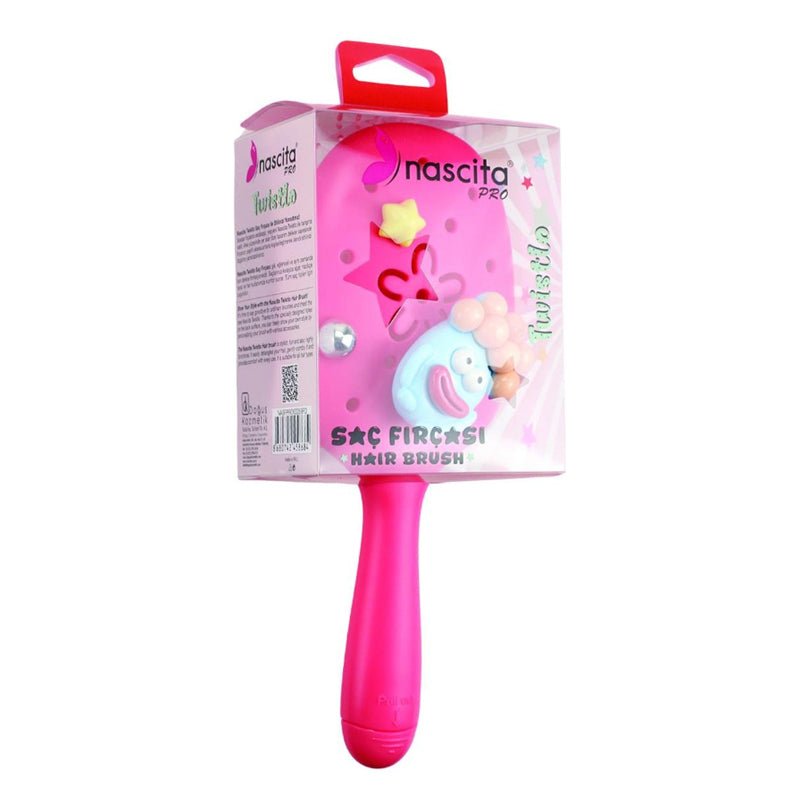 Twistlo Detangling Hair Brush for Wet & Dry Hair - Red - TryAladdin