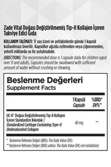 Type 2 Collagen Supplement - 30 Herbal Hard Capsules - TryAladdin