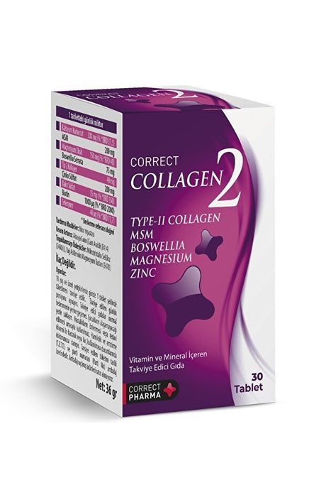 Type II Collagen - Joint & Cartilage Support, 30 Tablets - TryAladdin