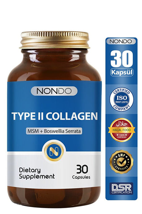 Type II Collagen - MSM & Boswellia Serrata, 30 Capsules - TryAladdin