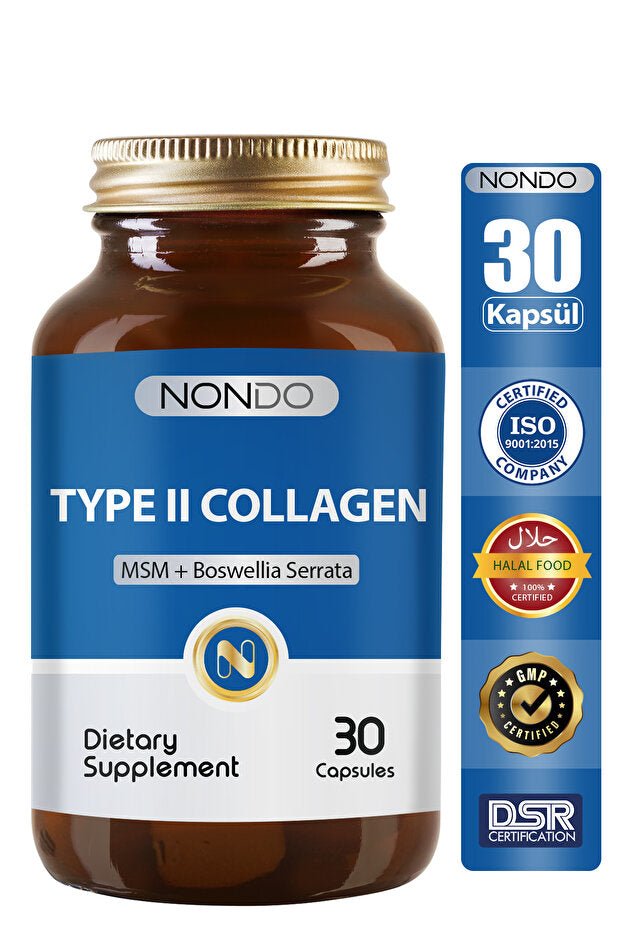 Type II Collagen - MSM & Boswellia Serrata, 30 Capsules - TryAladdin