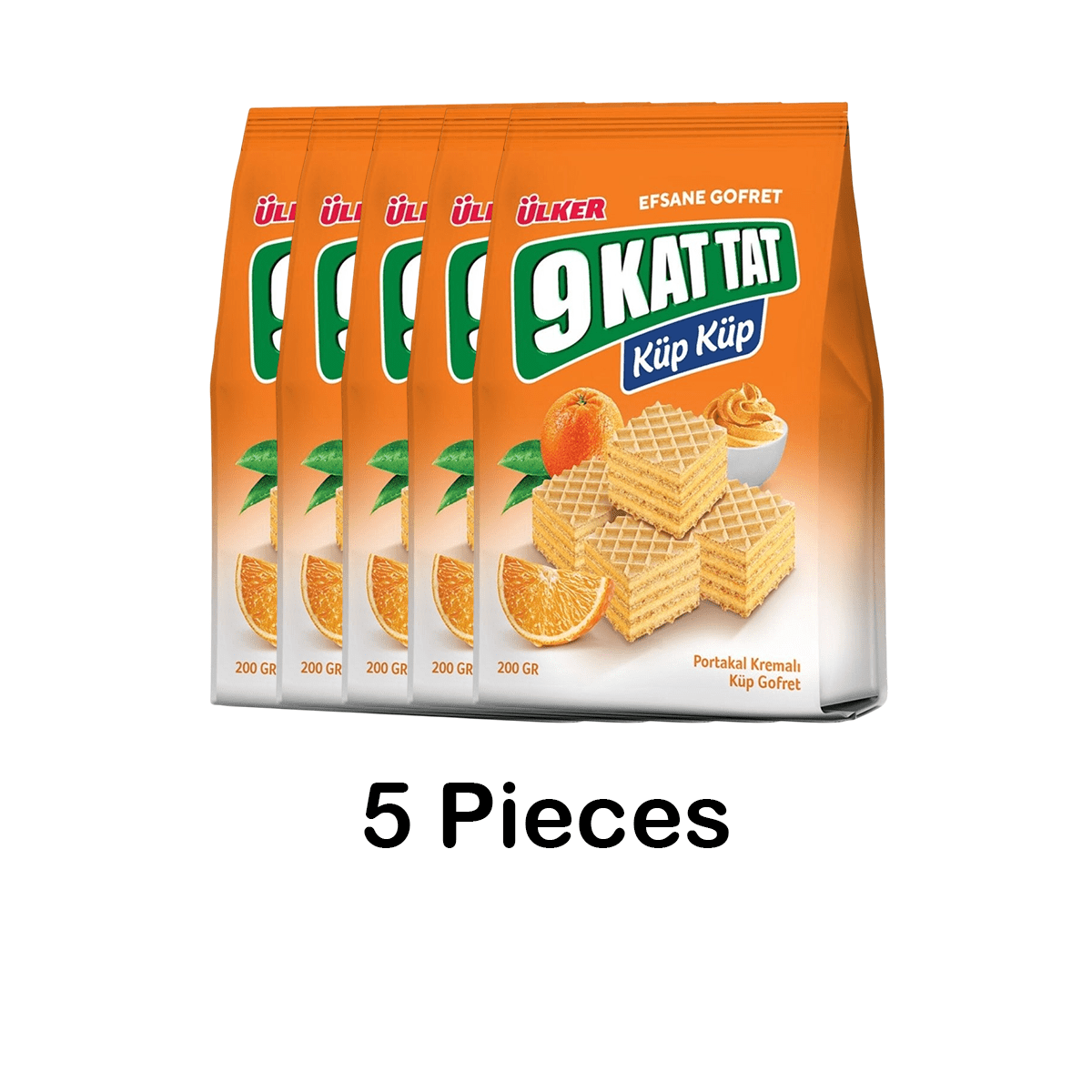 Ulker | 9 Kat Tat Cube Orange Wafers - TryAladdin