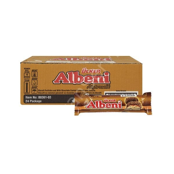 Ulker | Albeni Chocolate Covered Biscuits with Caramel 72g