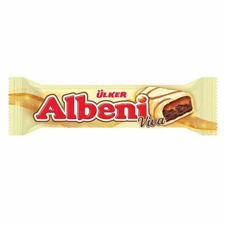 Ulker | Albeni White Chocolate Covered Wafer Bar with Caramel