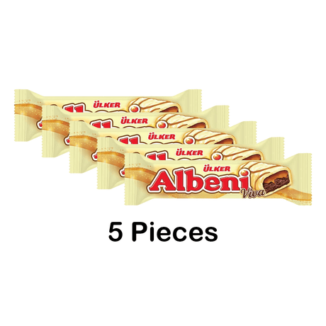 Ulker | Albeni White Chocolate Covered Wafer Bar with Caramel - TryAladdin