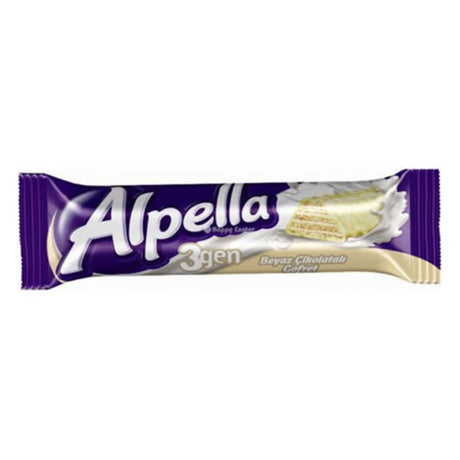 Ulker | Alpella 3Gen White Chocolate Covered Wafer Bar - TryAladdin