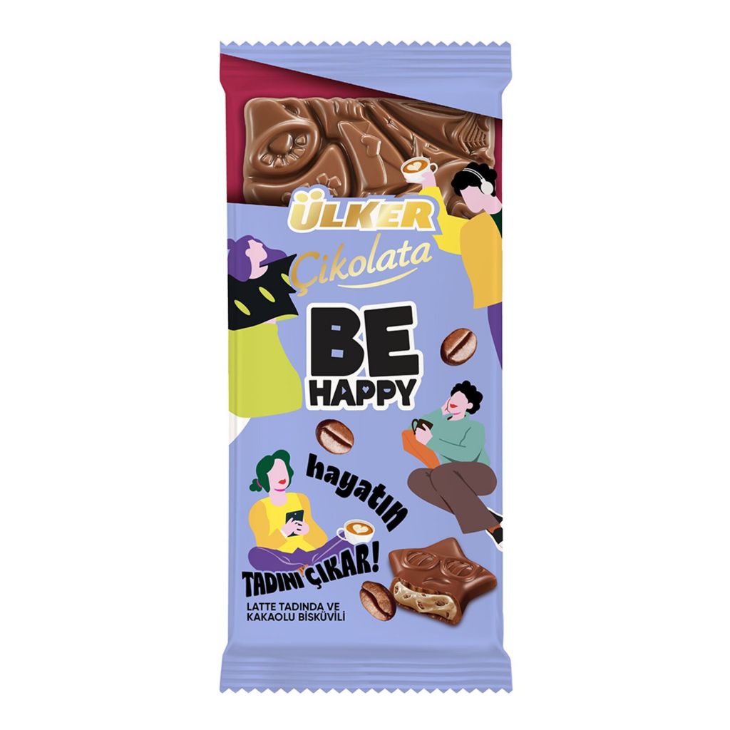 Ulker | Be Happy Chocolate Tablets with Coffee Flavour