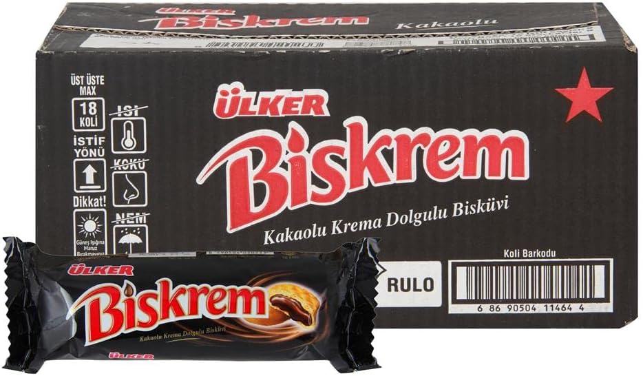 Ulker | Biskrem Cookies with Chocolate Cream Filling