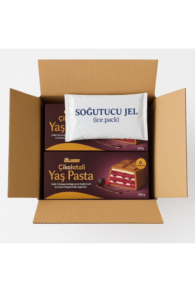 Ulker Chocolate Cake Bar with Mixed Berry Filling (Cikolatali Yas Pasta)