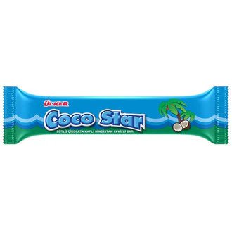 Ulker | Cocostar Chocolate Bar with Coconuts 25g