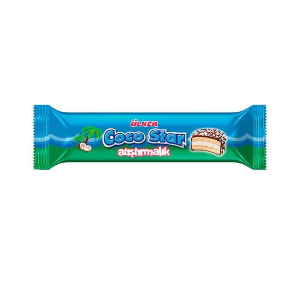 Ulker | Cocostar Sandwich Biscuit with Marshmallow