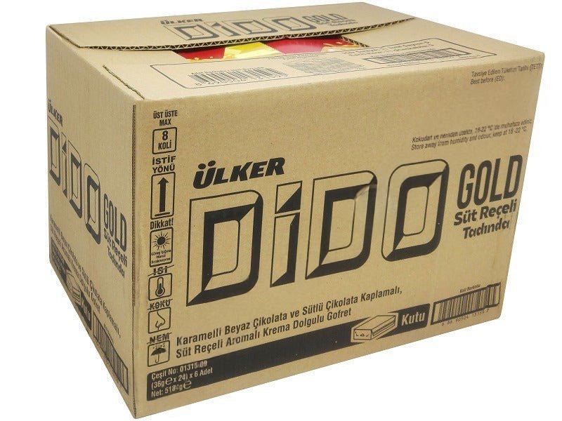 Ulker | Dido Gold Chocolate Covered Wafer Bar with Milk Jam 36g - TryAladdin