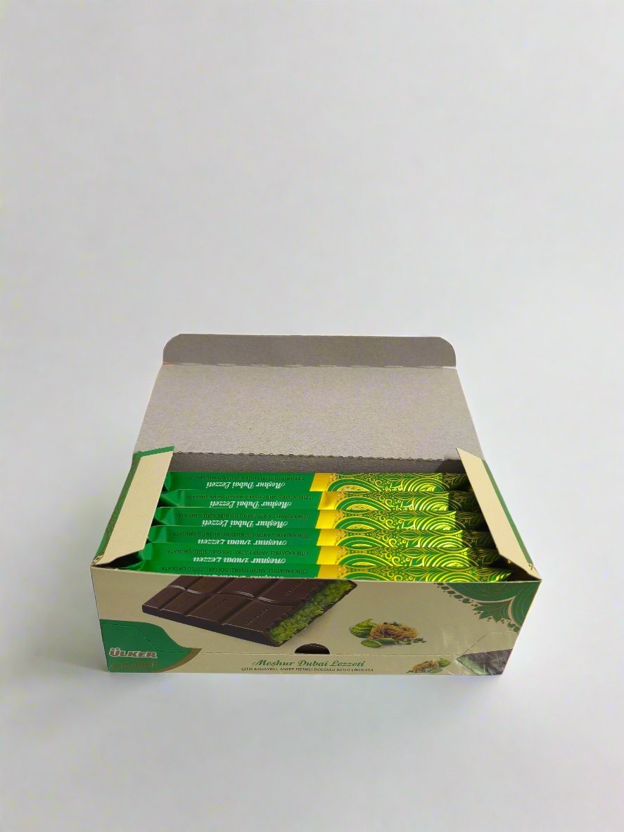 4個！Ülker Meshur Dubai Lezzeti ドバイチョコレート Ulker Famous Dubai Flavor Dubai Chocolate 93 gr - Walmart