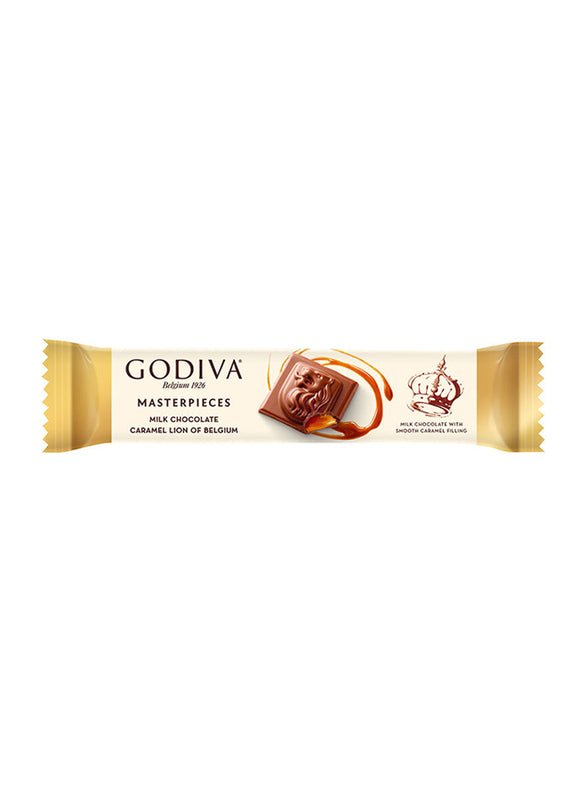 Ulker | Godiva Masterpieces Milk Chocolate Caramel Lion of Belgium 32g