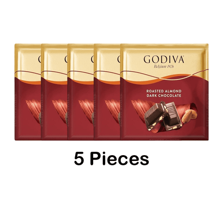 Ulker | Godiva Roasted Almond Dark Square Chocolate