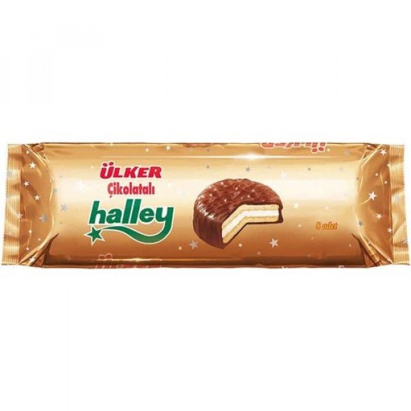 Ulker | Halley Chocolate Covered Sadwich Biscuit 8x30g