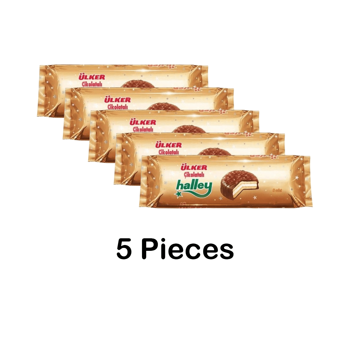 Ulker | Halley Chocolate Covered Sadwich Biscuit 8x30g