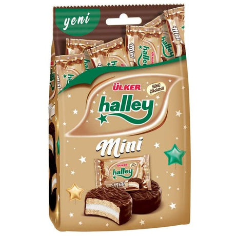 Ulker | Halley Mini Chocolate Covered Sandwhich Biscuits Bag