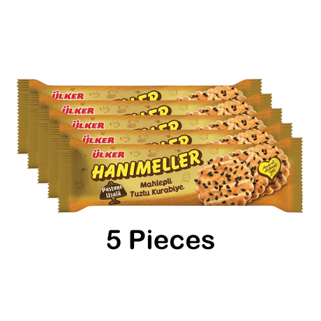 Ulker | Hanimeller Salty Cookies with Mahlap and Blackseeds