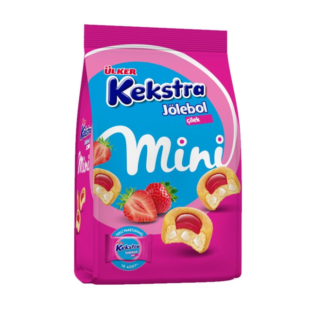 Ulker | Kekstra Mini Strawberry Cakes in Single Serve Bag