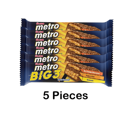 Ulker | Metro Big 3 Chocolate Bar with Peanuts