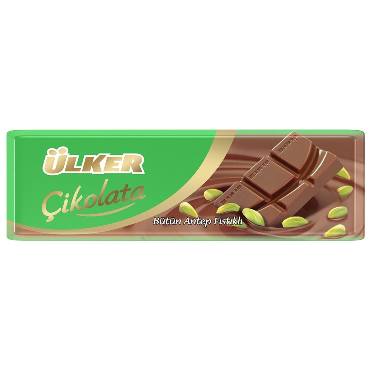 ウルケル | ピスタチオ入りミルクチョコレートバー - トライアラジン