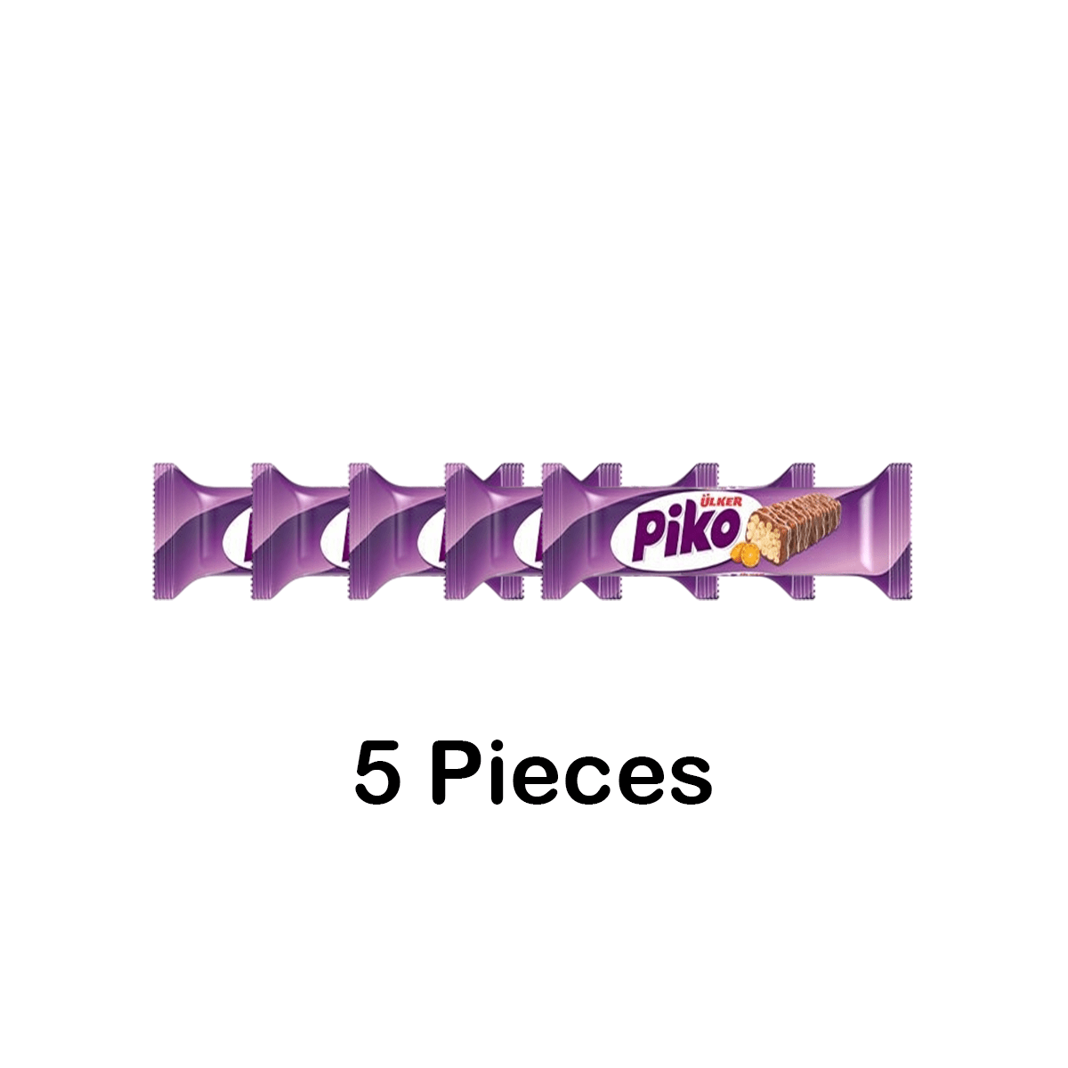 Ulker | Piko Chocolate Covered Orange Flavoured Rice Puffs Bar