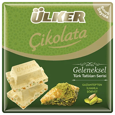 Ulker | White Square Chocolate with Sobyet Baklava