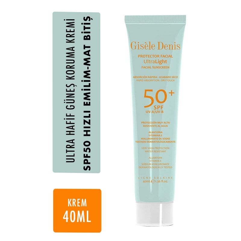 Ultra - Light Face Sunscreen - SPF 50+ Matte Finish with Hyaluronate & Vitamin E - TryAladdin