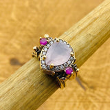 Unique Handmade Multi Stone Ring