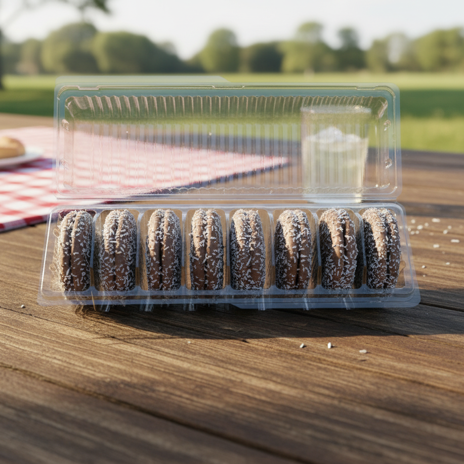 Unique Sweet Delights Mallow Coconut Pie Dark Cocoa Sandwich Cakes - 8 Pack - 6.49 oz (184g)