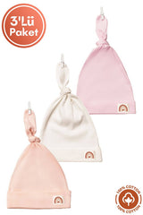 Unisex 100% Organic cotton Baby Beanie Set - 3 - Pack - TryAladdin