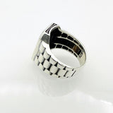 Unisex 925 Solid Silver Ring