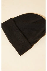 Unisex Black Beanie - Soft Acrylic, Standard Fit - TryAladdin