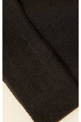 Unisex Black Beanie - Soft Acrylic, Standard Fit - TryAladdin