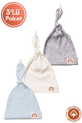 Unisex Organic cotton Baby Beanie Set 3 - Pack - TryAladdin