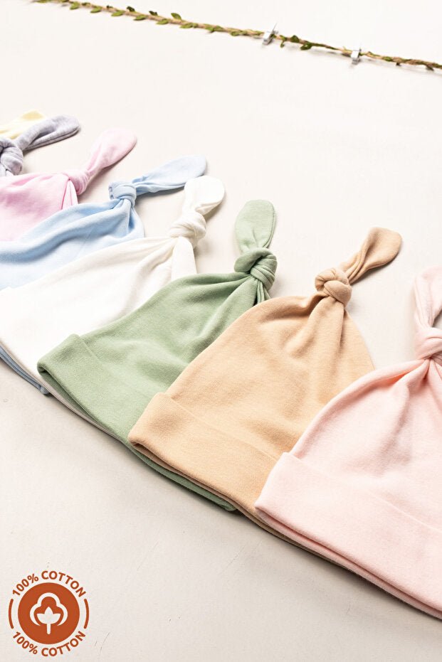 Unisex Organic cotton Baby Beanie Set 3 - Pack - TryAladdin