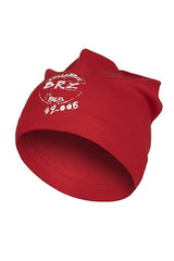 Unisex Red Cotton Blend Beanie - Comfortable & Stylish - TryAladdin