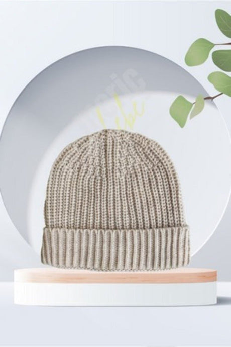 Unisex Rib Knit Beanie - Soft & Warm for 1 Olds - TryAladdin