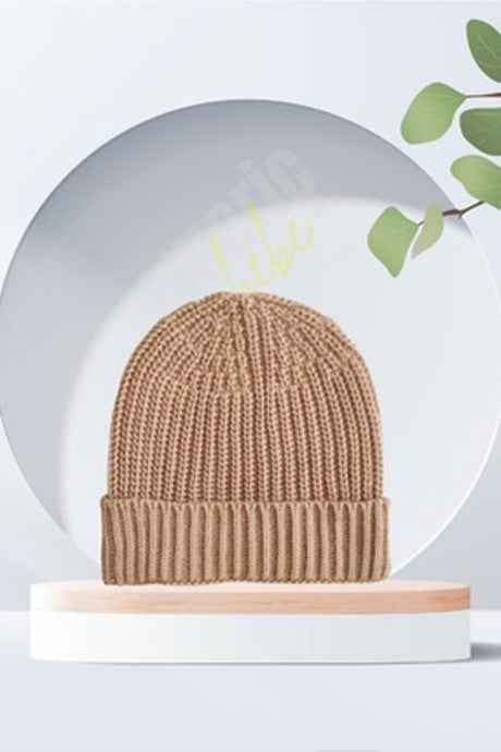 Unisex Ribbed Knit Beanie - Soft & Flexible - TryAladdin
