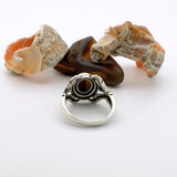 Unisex Tiger's Eye Silver Ring