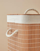 Professional-Grade Foldable Laundry Hamper - Coffee Brown