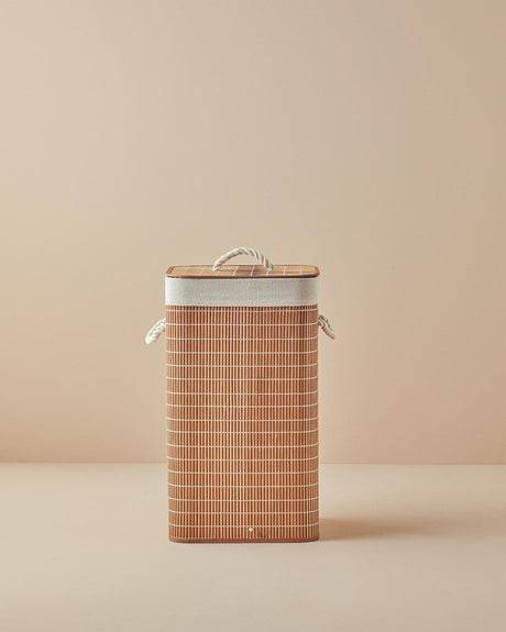 Professional-Grade Foldable Laundry Hamper - Coffee Brown