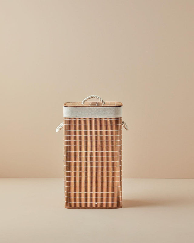 Professional-Grade Foldable Laundry Hamper - Coffee Brown