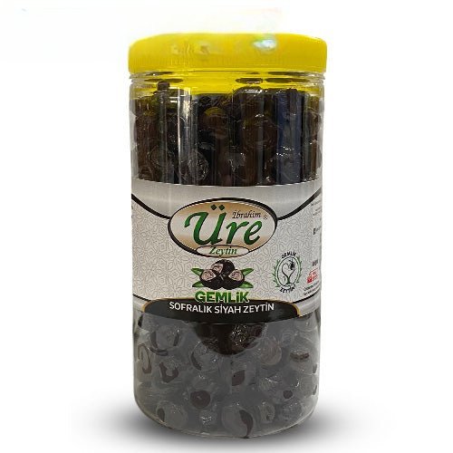 Ure Zeytin | Super Black Olives Mixed in Oil 1kg