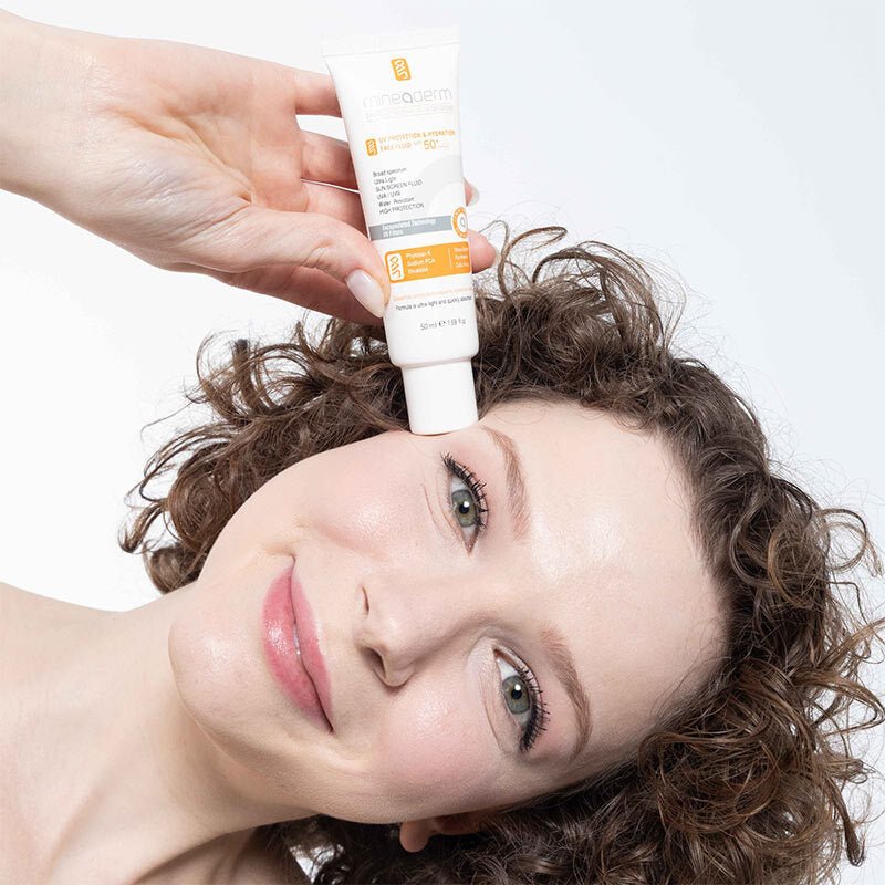 UV Protection & Hydration Face Fluid SPF 50+ - Ultra - Light, Non - Greasy - TryAladdin