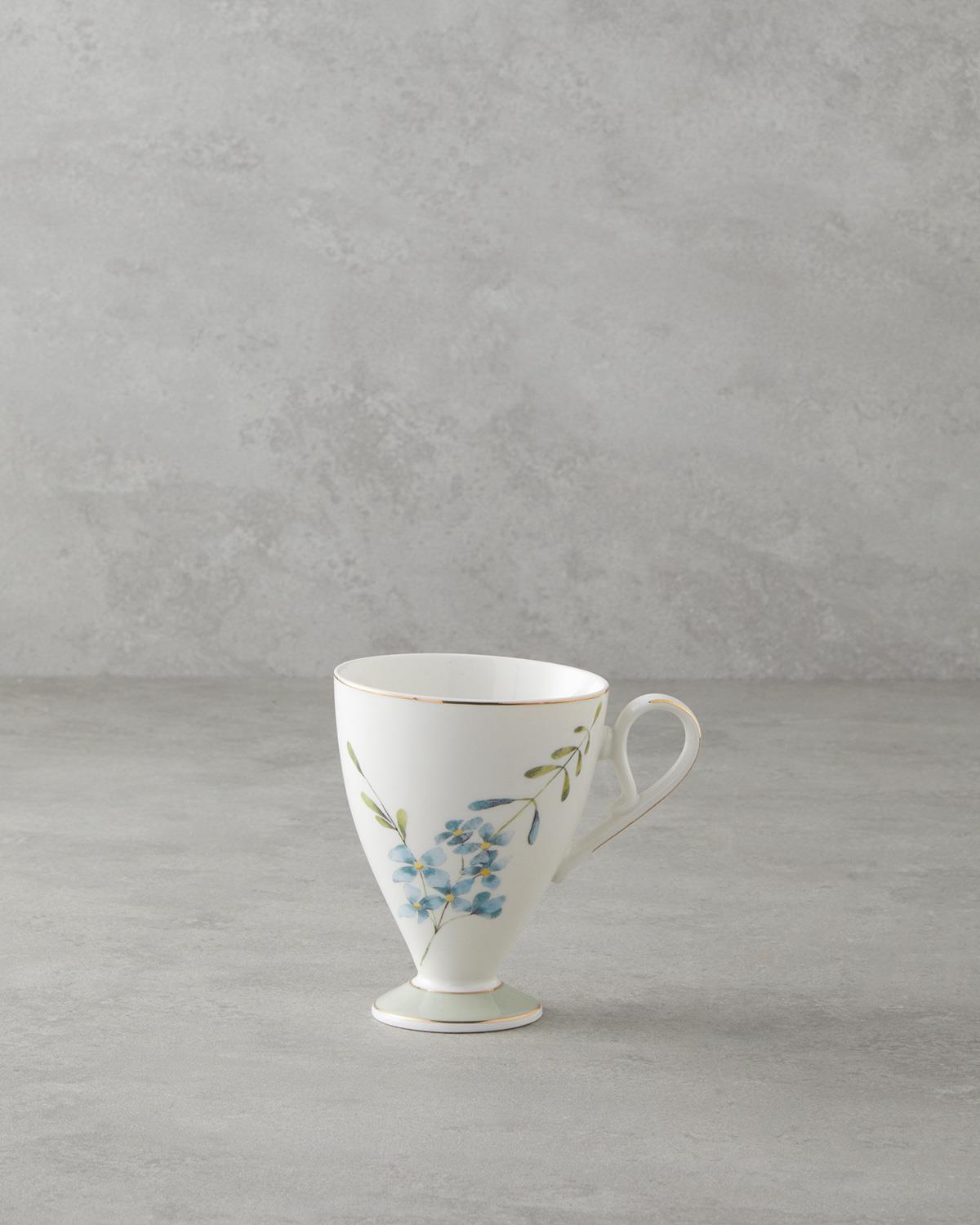 Professional New Bone China Light Green Mug - Durable Beverage Serveware