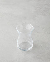 Professional Grade Clear Turkish Tea Glasses   132ml Set of 6