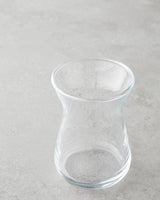 Professional Grade Clear Turkish Tea Glasses   132ml Set of 6