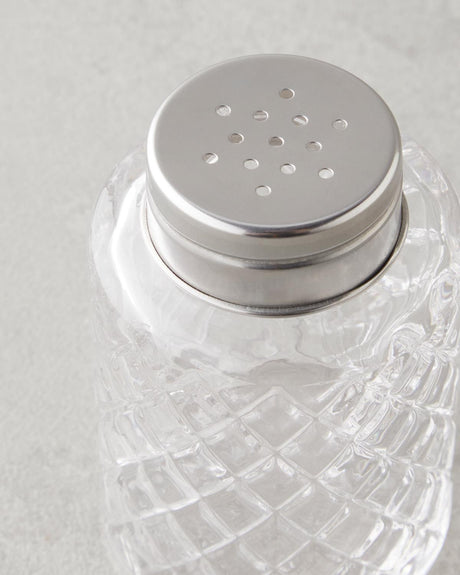 Professional Clear Glass Salt Pepper Shaker Set 6x9cm